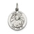Antiqued Saint Paul Medal, Fine Charm in Sterling Silver