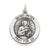 Antiqued Saint Peter Medal, Gorgeous Charm in Sterling Silver