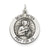 Sterling Silver Antiqued Saint Peter Medal, Gorgeous Charm hide-image