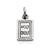 Antiqued Holy Bible Charm in Sterling Silver
