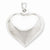 Sterling Silver Puffed Heart pendant, Alluring Pendants for Necklace