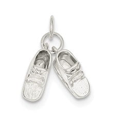 Sterling Silver Baby Shoes Charm hide-image