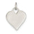 Sterling Silver Polished Heart Charm hide-image