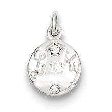 Sterling Silver w/ Stellux Crystal Lucky Charm hide-image