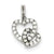Sterling Silver CZ Heart Charm hide-image