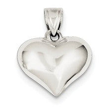 Sterling Silver Puffed Heart Charm hide-image