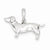 Sterling Silver Dachshund Pendant, Pendants for Necklace