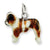 Sterling Silver Enameled Bulldog Charm hide-image