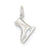 Ice Skate Charm in Sterling Silver