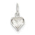 Sterling Silver Puff Heart Charm hide-image