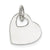Sterling Silver Heart w/Cut Out Heart Charm hide-image