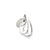 Polished Wish True Love Charm in Sterling Silver