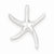 Sterling Silver Starfish Slide Pendant, Pendants for Necklace