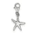 Sterling Silver Polished Starfish Charm hide-image