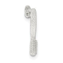 Sterling Silver Polished Toothbrush Charm hide-image