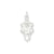 Polished Cuckoo Clock Charm in Sterling Silver