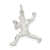 Baseball Pitcher Charm in Sterling Silver