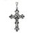 Sterling Silver Antiqued Crucifix Charm hide-image