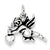Sterling Silver Antiqued Cupid Charm hide-image
