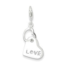 Sterling Silver Heart Love Charm hide-image