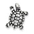 Sterling Silver Antiqued Turtle Charm hide-image