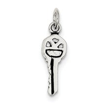 Sterling Silver Antiqued Key Charm hide-image