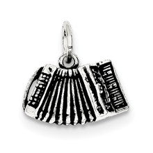 Sterling Silver Antiqued Accordion Charm hide-image