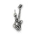 Sterling Silver Antiqued Electric Guitar Charm hide-image