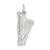 Harp Charm in Sterling Silver