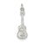 Guitar Charm in Sterling Silver