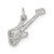 Sterling Silver Electric Guitar Charm hide-image
