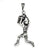 Sterling Silver Antiqued Basketball Player Charm hide-image