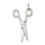 Scissors Charm in Sterling Silver
