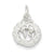 Sterling Silver Wreath Charm hide-image