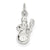 Sterling Silver Snowman Charm hide-image