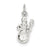 Snowman Charm in Sterling Silver