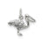 Pelican Charm in Sterling Silver