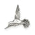 Sterling Silver Hummingbird Charm hide-image