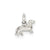 Dog Charm in Sterling Silver