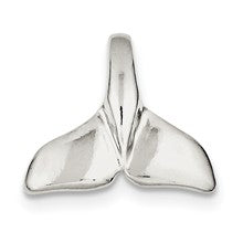 Sterling Silver Whale Tail Charm hide-image