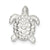 Turtle Charm in Sterling Silver