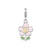 Amore La Vita Sterling Silver Rhodium Enameled Flower Charm hide-image