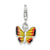 Amore La Vita Sterling Silver And Enameled Butterfly Charm hide-image