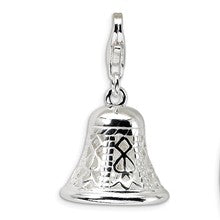 Amore La Vita Sterling Silver Polished Movable Bell Charm hide-image