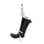3-D Enameled Buckled Black Boot Charm in Sterling Silver