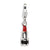 3-D Enameled Red Lipstick Charm in Sterling Silver