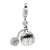 3-D Polished Perfume Charm in Sterling Silver