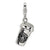 Amore La Vita Sterling Silver 3-D Enameled To Go Coffee Cup Charm hide-image