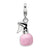 Amore La Vita Sterling Silver 3-D Enameled Pink Misting Bottle Charm hide-image