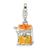 Enameled Well Charm in Sterling Silver